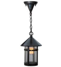 Meyda White 121508 - 8"W Craftsman Signature Fulton Hanging Lantern Mini Pendant