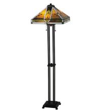 Meyda White 130751 - 56" High Abilene Floor Lamp