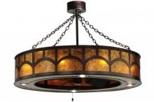 Meyda White 138521 - 44" Wide Mission Hill Top Chandel-Air