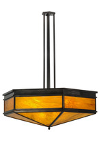 Meyda White 141558 - 45" Wide Davis Street Inverted Pendant