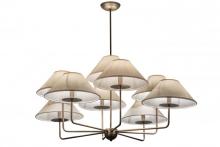 Meyda White 155465 - 42" Wide Annacostia 9 Light Chandelier