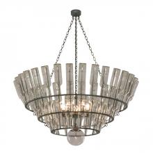 Meyda White 160037 - 56" Wide Tuscan Vineyard 3 Tier Chandelier