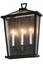 Meyda White 174586 - 17"W Kitzi Tapered Wall Sconce