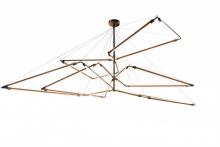 Meyda White 174928 - 216"W Isotope Chandelier