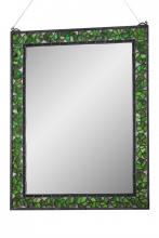 Meyda White 178016 - 28" Wide X 36" High Leaf Mirror