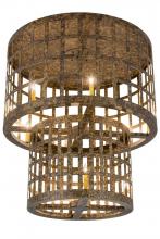 Meyda White 180538 - 40"W Cilindro Golpe Flushmount