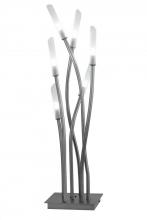 Meyda White 191046 - 42" High Titicaca 6 Light Table Lamp