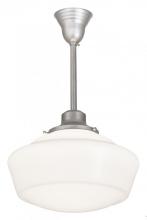 Meyda White 193224 - 16" Wide Revival Schoolhouse Traditional Globe Pendant