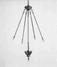 Meyda White 21040 - 5" Wide Inverted Pendant Hardware