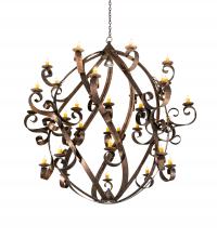 Meyda White 221488 - 100" Wide Caliope 32 Light Chandelier