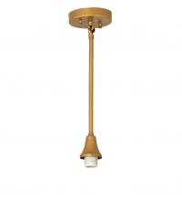 Meyda White 233334 - 5" Wide Gold 1 Light Pendant Hardware