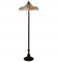 Meyda White 242789 - 62" High Wisteria Floor Lamp