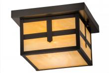 Meyda White 52713 - 10"Sq Hyde Park Cross Mission Flushmount